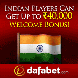 Dafabet Indian rupee online casino offer